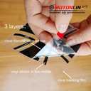 2 x 2X White 6'' Checkered Flags Crossed Car Decal Sticker Vinyl die-Cut no Background