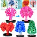 24 Pack Growing Crystal Trees Bulk with Cards for Kids STEM Science Experiment Kit Party Favors School Classroom Prizes Gifts Exchange Goodie Bags Stuffers for Boys and Girls