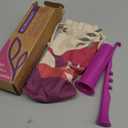 Ecoblossom Menstrual Cup & Disc Applicator Tool - Comfortable & Easy Insertion & Removal - Compatible with Most Period Cups and Discs (Purple)