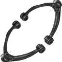 Front Upper Control Arms(Forged Steel) Suspension Kit Fit for 2007-2014 GMC Sierra Chevrolet Silverado Suburban Avalanche Tahoe Escalade Yukon with Ball Joint K80669 K80670-2pcs
