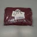 GRACE KARIN Womens Fall Long Sleeve Trendy Tops 2025 Square Neck Ribbed Casual Shirts Cozy Basic Sweater (Red, S)