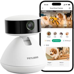 PETLIBRO AI Dog Camera Pet Camera Indoor with Phone App [Multi-Pet Recognition, Daily Activity Analysis & Smart Summaries] Cat Cam 360 View, 1080P Dog Cam Night Vision, 2-Way Audio Home Camera WiFi