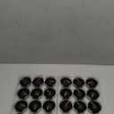 Black Floating Candles for Cylinder Vases, 24 Pack 2 Inches Water Tealight Candles for Halloween Dinner Party Holiday Decoration