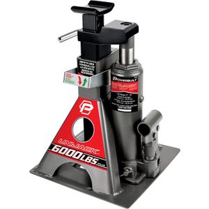 Powerbuilt 3 Ton, Bottle Jack and Jack Stands in One, 6000 Pound Capacity, All-in-One Car Lift, Heavy Duty Vehicle Unijack, Wide Base, 620471