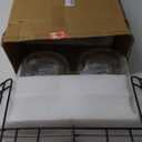 2 Pack1 Gallon Glass Drink Dispensers For Parties .Beverage Dispenser,Glass Drink Dispenser With Stand And Spigot (Plastic Spigot)