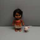 Disney Moana 2 Little Sis Simea Doll & Pua Figure - Doll Playset for Girls Officially Licensed, Makes Great Birthday Gift, Gift for Girls and Boys