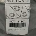 NICETOWN Grey Blackout Patio Sliding Door Curtains 84 inch Length, Grommet Room Divider Thermal Insulated Curtain Drapes for French Door/Living Room (Gray, W100 x L84, 1 Panel)