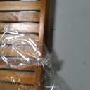 Utoplike Teak Hanging Shower Caddy with Hooks, Shower Organizer Over Head