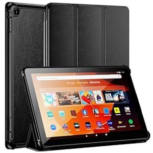 Fire HD 10 Tablet Case(Only Compatible with 13th Generation 2023 Release), Amazon Kindle Fire 10 Tablet Case, Ubearkk Lightweight Slim Shell Quality PU Leather Trifold Stand Cover Auto Wake/ Sleep, Black Fire HD 10 Tablet Case(Only Compatible with 13th Generation 2023 Release), Amazon Kindle Fire 10 Tablet Case, Ubearkk Lightweight Slim Shell Quality PU Leather Trifold Stand Cover Auto Wake/ Sleep, Black