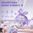 Mothers Day Gifts for Mom Daughter, Birthday Valentines Christmas Stocking Stuffer Gift Box for Women Wife Girlfriend Sister Best Friends Teachers, Violet Candle Gift Set, Self-Care Gifts for Her