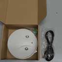 1080P HD Wireless WiFi Indoor Camera Smoke Detector for Home Security with App Control & Motion Detection,Outdoor Camera with Night Vision & Loop Recording for Office/Garage/Shop,Easy to Use & Install