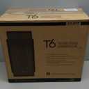 Zalman T6 ATX Mid Tower Computer PC Case, Pre-Installed 120mm Fan, 5.25 ODD, USB 3.0, Patterned Mesh Design, mATX ITX for Gaming Workstation, Black