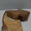 IUV Cowboy Boots For Women Western Cowgirl Boots with Chunky Heel Mid Calf Snip Toe Ideal for low insteps, 10