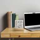 New Home Blessing Wooden Desk Sign Decor, Housewarming Gifts for Women, May Your New Home Always Be Comfort Peace Wood Plaque Sign for Bedroom Living Room Desk Table Shelf Decorations