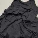 Caracilia Women Summer Sleeveless Bodycon Tie Cinched Waist Romper Skort Mini Dress Built in Shorts Night Out Vacation Dress XL