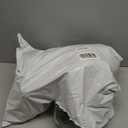 WBHome Pre-lit 9 Feet/108 Inch Christmas Garland, White & Silver Lighted Garland with 50 LED Lights for Indoor Outdoor Xmas Decor Holiday Decorations, Battery Operated (Batteries NOT Included)