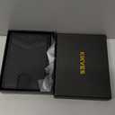 Airtag Wallet for Men, Mens Smart Wallet for Air Tag RFID Blocking, Minimalist Bifold Pop Up Aluminum Credit Card Case Holder 12+ Cards with ID Window, Gift for Men, No Airtag Included, Carbon Fiber