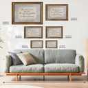 Vintage Gold Framed Wall Art Slow Down You're Doing Fine Music Poster Uplifting Positive Quote Stripe Motivational Painting Retro Song Lyric Canvas Print Daily Reminder Home Decor 16x24inch