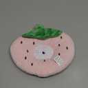 ANWA Adjustable Cat Cone Collar Soft, Cute Cat Donut Collar After Surgery, Kitten Recovery Cones to Stop Licking (Small, Strawberry)