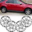 17 inch Wheel Skins Set for 2010-2015 Chevrolet Equinox Alloy Wheel, ABS 17" Wheel Covers for 10-15 Chevy Equinox Chrome Set of 4