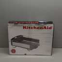 KitchenAid Large Capacity Full Size Rust Resistant Dish Rack with Angled Drain Board and Removable Flatware Caddy, Light Grey (Gray)