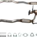 Exhaust Flex Y Pipe Kit Compatible for Jeep Cherokee 2019-2022 3.2L | Includes Gaskets & Clamp QA547125411