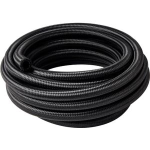 EVIL ENERGY 6AN Fuel Line, AN6 Braided Fuel Hose Nylon CPE 20FT Black