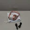 INFURTURE Pink Headphones Over Ear Headphones Active Noise Cancelling Bluetooth Headphones, Deep Bass Headset, Low Latency, 90H Playtime, Foldable Headphone for Sport Running Cool Gadgets Gift-H1 (Rose gold)