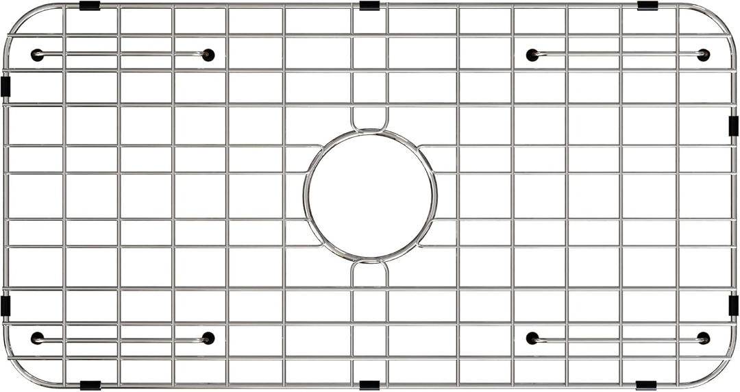 Stainless Steel Sink Grid and Protectors for Bottom of Kitchen Sink,24" x 12" Sink Protector
