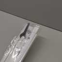 LazBlinds No Tools No Drill 1" Vinyl Mini Blinds, Cordless Blinds for Windows, Light Filtering Horizontal Window Blinds & Shades, 36" W x 72" H, White