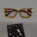 livho Oversized up to 99% Blue Light Blocking Glasses for Woman - Rectangle Fashion Glasses for Computer, Chic Preppy Frame (Leopard Legs)