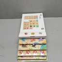 GRINNNIE Wooden Puzzles for Toddlers 3 4 5 Years Old, Montessori Toddler Toys 5PCS Peg Puzzles with Knob - Number, Alphabet, Shape, and Animal, Great Christmas Birthday Gifts for Boys Girls