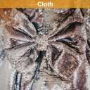 PATIKIL Sequin Fabric Gold Tone, 4 Yards Length 4.9 Feet Wide, Mesh Fabric Full Glitter Sequins Fabric Sewing