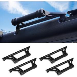 Aluminum Grab Handles Compatible with Ford Bronco 2021-2025+ Front and Rear Seat 2/4 Door Soft & Hard Top, Metal Grip Handles Replacement for Bronco Interior Accessories (Front & Rear seat), Black