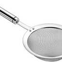 304 Stainless Steel Fine Mesh Strainers for Kitchen, Colander-Skimmer with Handle, Sieve Sifters for Food, Tea, Rice, Oil, Noodles, Fruits, Vegetable 5.51 inch Medium