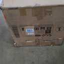 Phoenix Home Manual Recliner Chair with Massage and Heat Ergonomic Overstuffed Breathable Fabric Reclining Chair with 2 Side Pockets, 2 Cup Holders, Remote Control, Living Room, Bedroom, Gray