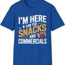 Football Snacks & Commericals Kickoff | Mens & Womens Gift T-Shirt L