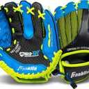 Franklin Sports Kids Baseball Glove - NeoGrip Boys + Girls Youth Tball Glove - Teeball, Baseball + Softball Mitt