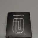 2026 New Model Mini Dual-Head Electric Shaver, Electric Mini Portable Razor, Pocket Size Washable Double Head Razor, Rechargeable Waterproof Compact Electric Shaver for Home, Car, Travel (Blue)