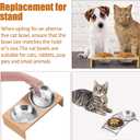 6 Pcs Stainless Steel Cat Bowls, Metal Cat Bowls Whisker Friendly, 5.5Inch Shallow Wide Cat Food Dishes, Replacement Basic Cat Plates
