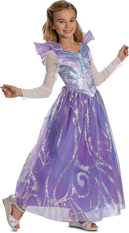 Disguise Wicked Glinda Deluxe For Good Costume, Official Wicked Movie Costume for Kids, Size M (7-8)