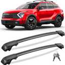 KINGGERI 300lbs Roof Rack Cross Bars Compatible with 2023-2026 Kia Sportage X-line AWD/X-Pro/X-Pro Prestige Trims with Raised Side Rail, Lockable Heavy Duty Aluminum Roof (Not for Panoramic sunroof)
