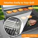 69866 Grill Warming Rack for Weber Spirit 200 & Spirit II 200 Series | Stainless steel replacement for Weber 69866 7640 67026，fits E-210 S-210 E-220 S-220 front control grills (2013 & newer)