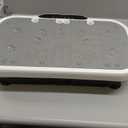 Vibration Plate Exercise Machine, 8000 Vibrations/min Adjustable Fitness Platform, 400 Lbs Capacity Whole Body Workout Extra Large Size Platform with Bluetooth for Weight Loss, Women & Men (Gray & White)