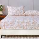 100% Cotton Flannel Fitted Sheet Only, Ultra Soft Cozy Warm Fitted Bottom Sheet for All Season, 16" Deep Pocket, Full