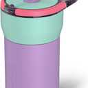 BrMate Leap 12oz 100% Leakproof Kids Tumbler with Handle and Silicone Soft Straw | Drop Resistant Silicone Sleeve | For Kids 4+ | Insulated Stainless Steel | Cup Holder Friendly | 12oz (Stardust)