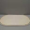 Vercraft Moses Basket Wood Bottom 27.56 x 15.75 Inches/ 70 x 40 cm Oval Natural Wood Base Shaper for DIY Crochet or Knitting Weaving Crafts Home Decoration (Base Only) Hole: 1cm(1 Pc)