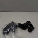 Frienda 100 Pieces C9 Magnetic Christmas Light Clips Magnet Christmas Socket Clips Hooks for Sockets Roof Gutters Outside Patio Holiday Lighting (Black Round)