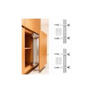 2pcs Lateral Opening Door Hinge Set 180° Parallel Opening Cabinet Wardrobe Door Sliding Load-Bearing 15.4lb Heavy Duty Hinge
