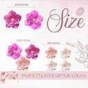 Pink Birthday Party Decorations Paper Flowers Artificial Crepe Tissue Hot Light Pink White Wall Dcor Wedding Birthday Bridal Baby Shower Classroom Nursery Room Backdrop Centerpieces (Pink (9 PCS))